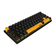 Teclado Mecânico Gamer PCYes Kuromori 60% Switch Blue LED Amarelo Voyager Edition 2