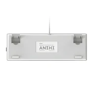 Teclado Mecânico Gamer Vinik Anihi White 60% Switch Red LED Rainbow ANIHIWHRD 6