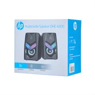 Caixa de Som HP DHE-6000 RGB USB Alto-Falante Estéreo Preto 6