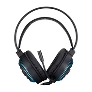 Headset Gamer HP DHE-8001 com LED e Conexão USB P2 P3 3