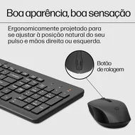 Kit Teclado e Mouse HP 330 Wireless 2.4GHz USB (small)