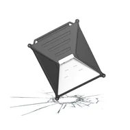 Case de Silicone Veicular para Starlink Mini Preto AS-C01 7