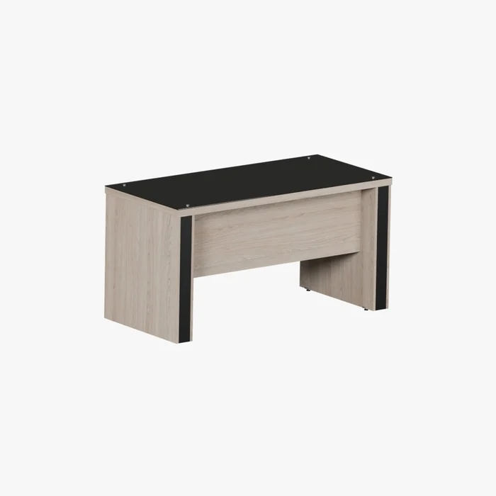 MESA RETA GOLD COM VIDRO 40MM 1700X700