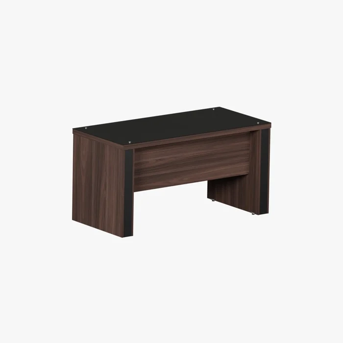 MESA RETA GOLD COM VIDRO 40MM 1700X700