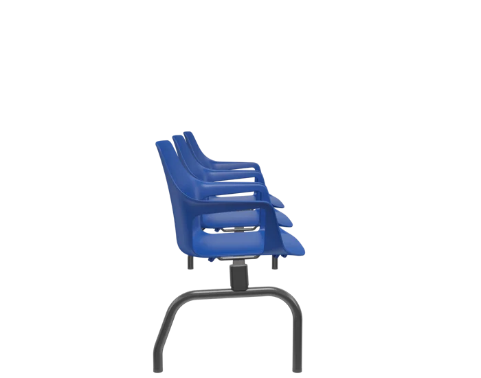 LONGARINA VESPER DE 3 LUGARES PRETA