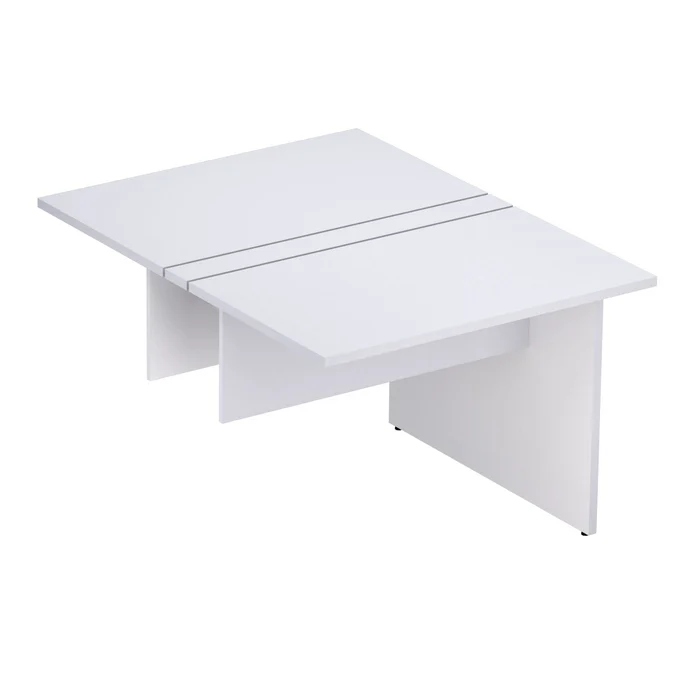 Plataforma de trabalho com mesa complemento 2 Lugares , tampo 25mm | Linha M25