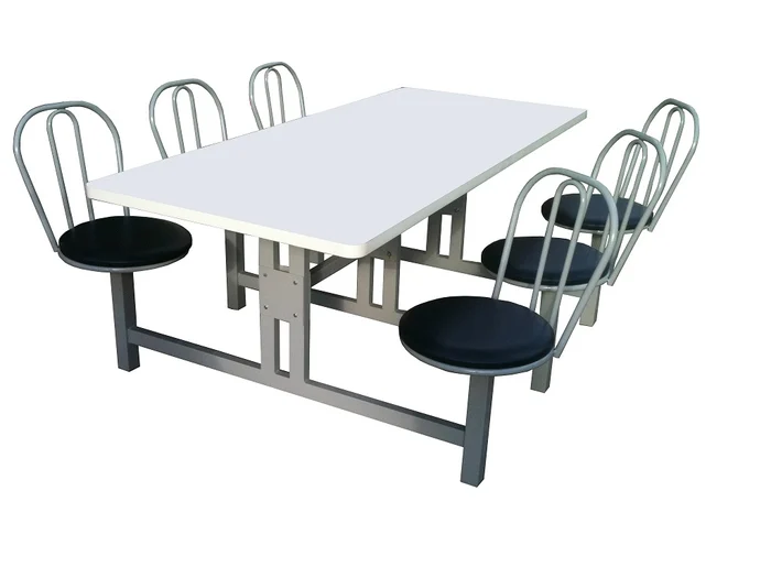 MESA DE REFEITÓRIO COM ENCOSTO 10 LUGARES FORMICA