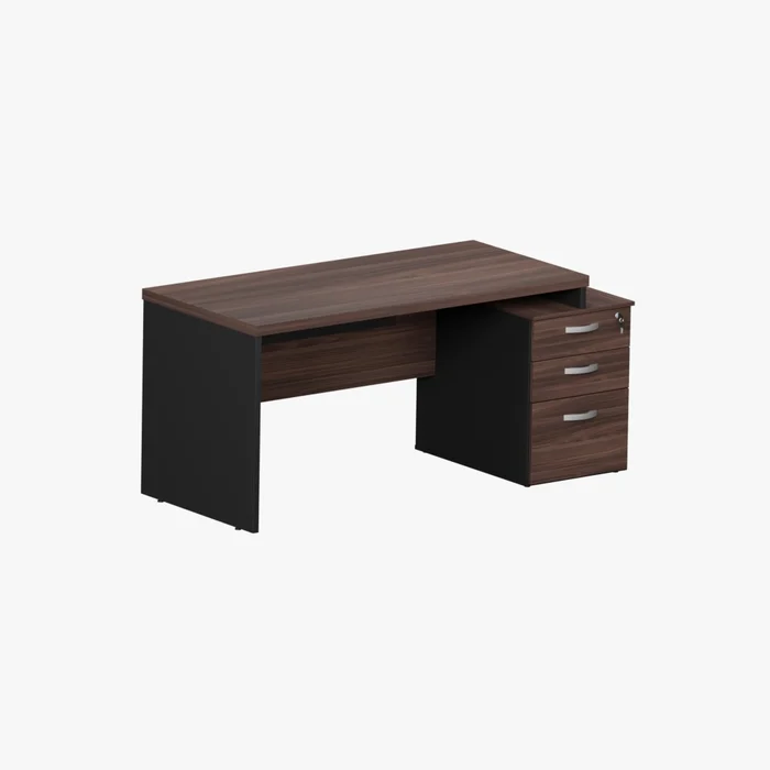 MESA C/GAVETEIRO PEDESTAL 3 GAVETAS M40