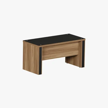 MESA RETA GOLD COM VIDRO 40MM 1700X700