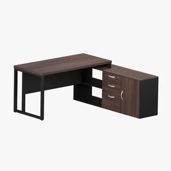 MESA RETA GOLD COM VIDRO 40MM 1500X700