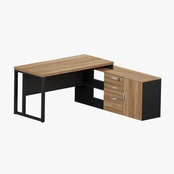 MESA RETA GOLD COM VIDRO 40MM 1500X700