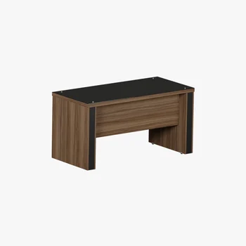 MESA RETA GOLD COM VIDRO 40MM 1500X700