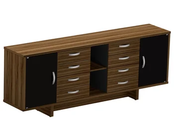 ARMARIO CREDENZA 4 GAVETAS DUPLAS 2 PORTAS UP