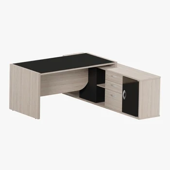 MESA CREDENZA UP GLASS 3 GAVETAS