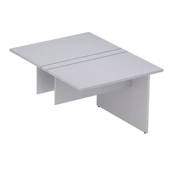 Plataforma de trabalho com mesa complemento 2 Lugares , tampo 25mm | Linha M25