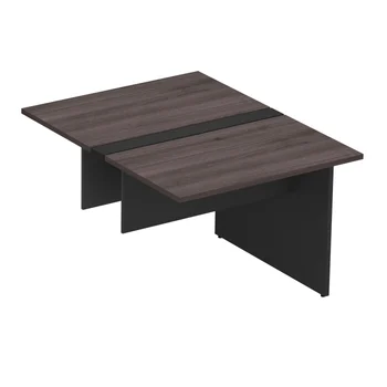 Plataforma de trabalho com mesa complemento 2 Lugares , tampo 25mm | Linha M25