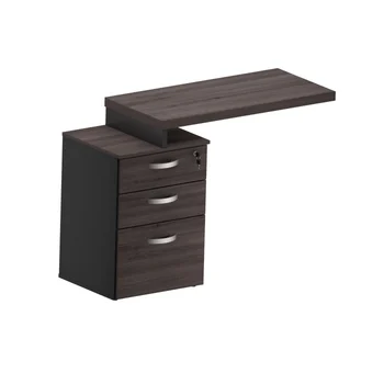 MESA AUX. PEDESTAL 2 GAV. 1 GAVETÃO M25