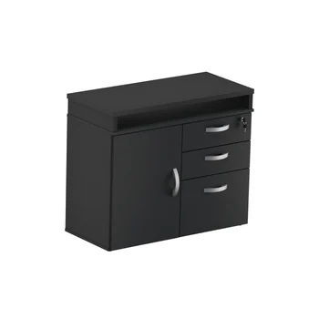 ARMARIO BAIXO MISTO 3 GAVETAS C/TAMPO ACOPLADO P/MESA M25