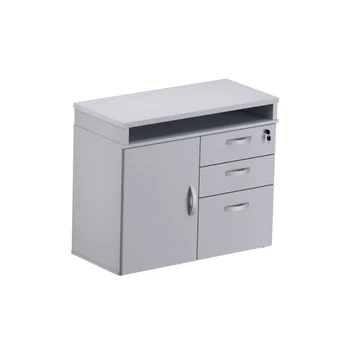 ARMARIO BAIXO MISTO 3 GAVETAS C/TAMPO ACOPLADO P/MESA M25