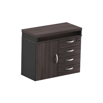 ARMARIO BAIXO MISTO 4 GAVETAS C/TAMPO ACOPLADO P/MESA 40 MM