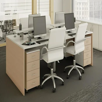 PLATAFORMA DE TRABALHO DUPLA WOODEN S/ GAVETEIROS