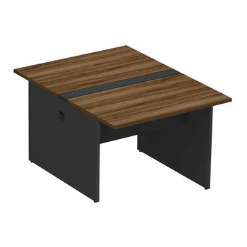 Plataforma de trabalho com mesa componível 2 Lugares , tampo 25mm | Linha M25