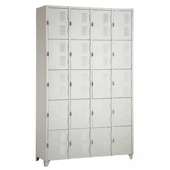 Armário Roupeiro De Aço 20 Portas Pequenas
