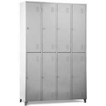 Armário Roupeiro De Aço 8 Portas Grandes