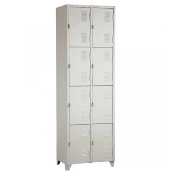Armário Roupeiro de Aço 8 Portas Pequenas