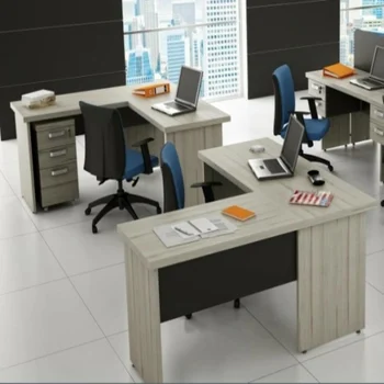 Mesa p/ Escritório com mesa auxiliar M40