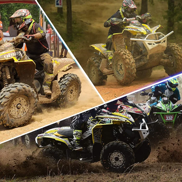Jogo de Pneus Quadriciclo Obor Riple 25x8R12 e 25x10R12 6 lonas Polaris Canam Cfmoto (zoom)