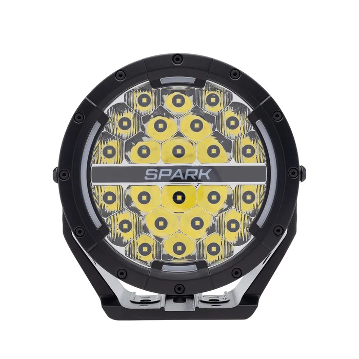Par de Farois de Led Spark PR7 7" 120 watts Combo DRL Dual (zoom)