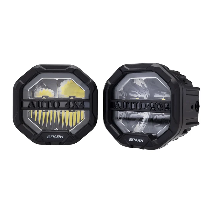 Par de Faróis Auxiliares LED SPARK Octa-4 2" 40W com DRL W-4 (zoom)