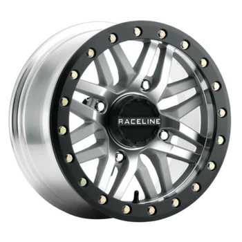 Jogo de Rodas Raceline Ryno Beadlock 15x7 4x156 Offset 5+2 Polaris Machined Cast (zoom)