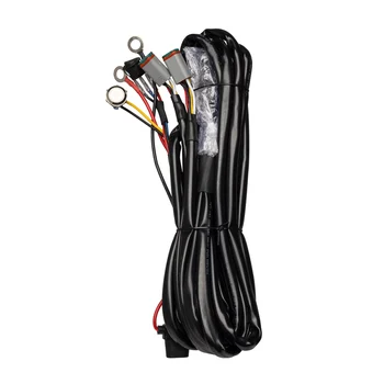 Par de Faróis LED SPARK PQ4 4" 40W Spot com Iluminação RGB (zoom)