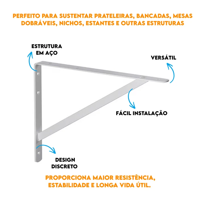 Proporciona maior resistência, estabilidade e longa vida útil.