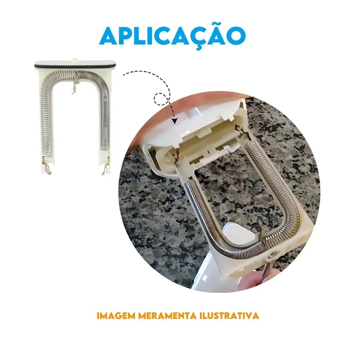 Aplicação Resistência Lorenzetti 220v 5500w Aquecedor Versátil - 581046