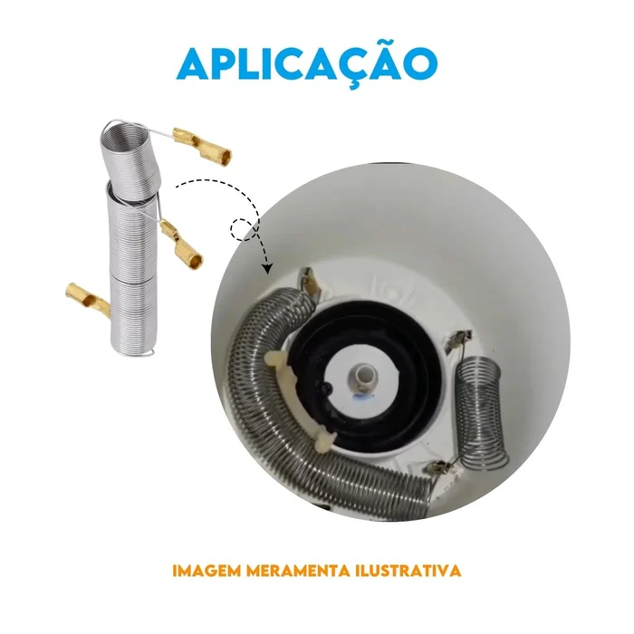 Aplicação Resistência Resistência Lorenzetti 220v 5500w Maxi Ducha - 581031