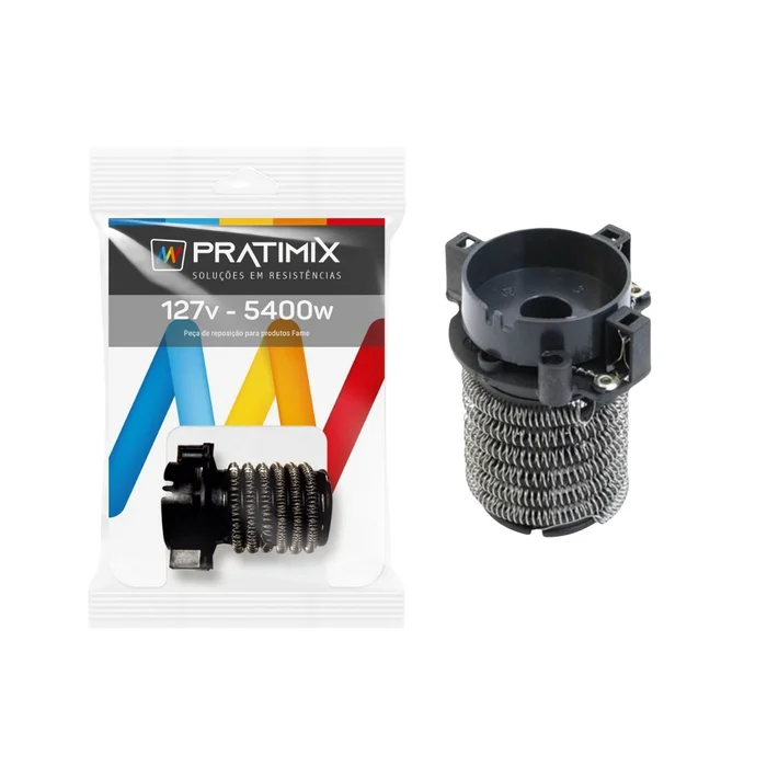 Resistência Pratimix 127v 5400w Nova Ducha Kibanho 4T - 581017