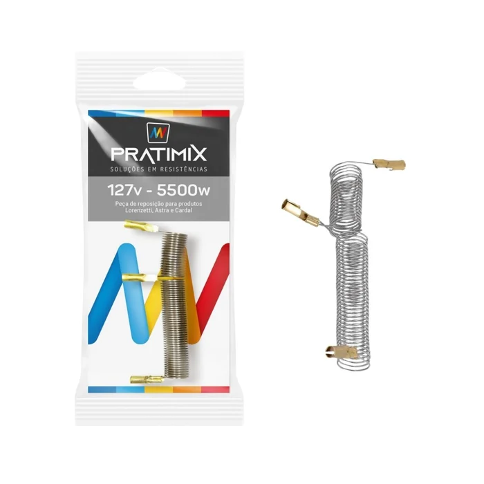 Resistência Pratimix 127v 5500w Tipo L 3 Temperaturas - 581002