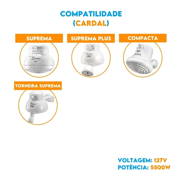 Resistência Pratimix 127v 5500w Tipo L 3 Temperaturas - 581002 (3)
