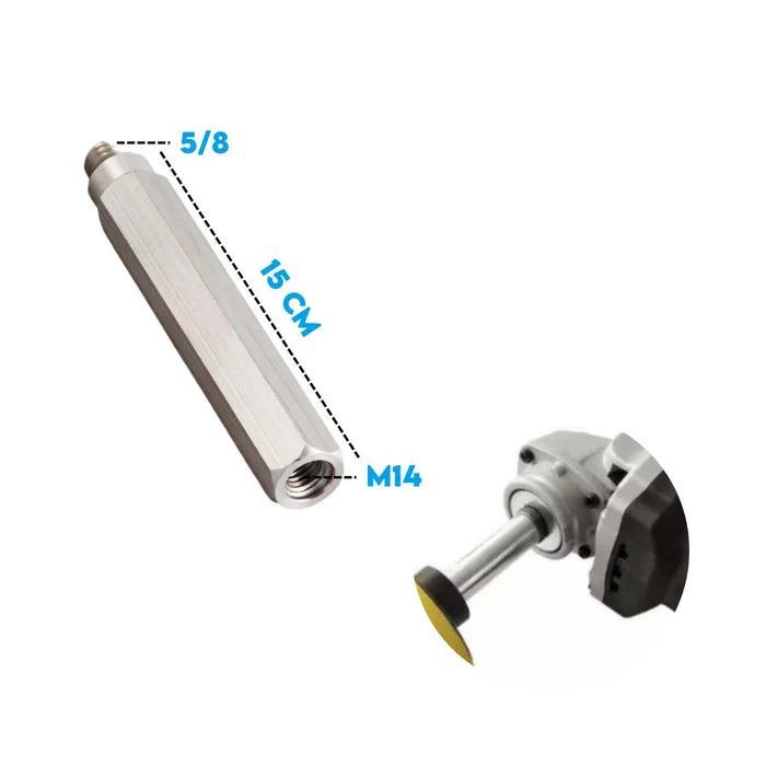 Prolongador 15cm Adaptador Boina Femea M14 Macho 58 - 180152014