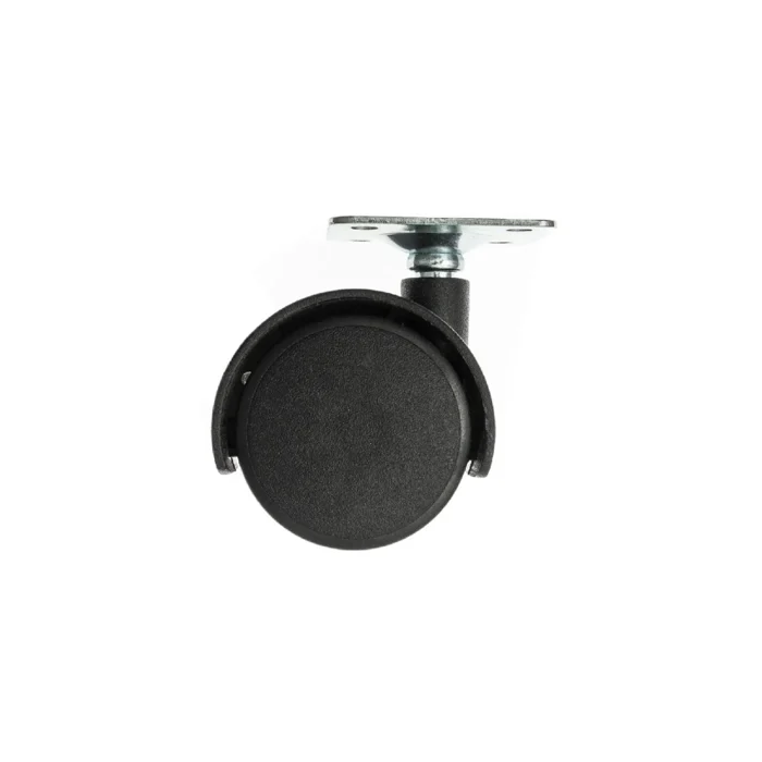 Rodizio Duplo 40mm Plástico Sem Trava Chapa Giratória  - 410300640
