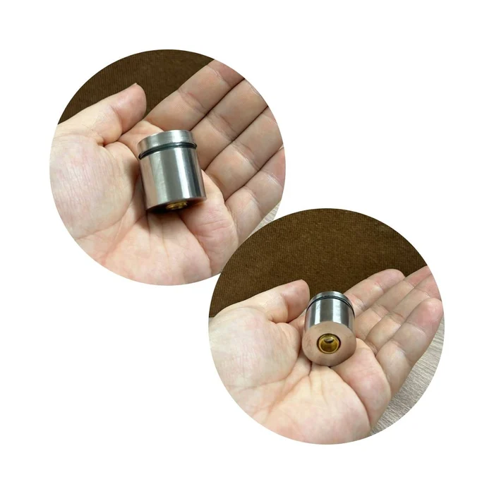 Prolongador Aço Inox 2,5 x 2,5 cm Escovado Com Rosca - 19120212525