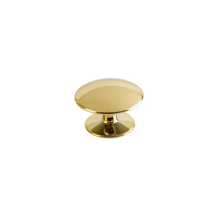 Puxador Redondo Para Móveis Unifuro Dourado Brilho - 500801