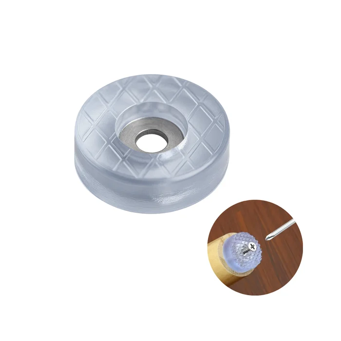 Sapata De Silicone 18MM Com Arruela De Reforço Para Móveis - 54003 (1)