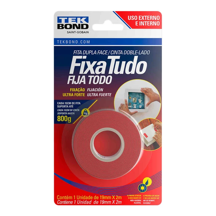 Fita Dupla Face Acrílica Externa Tekbond 19mmX2m 21131019202 (zoom)