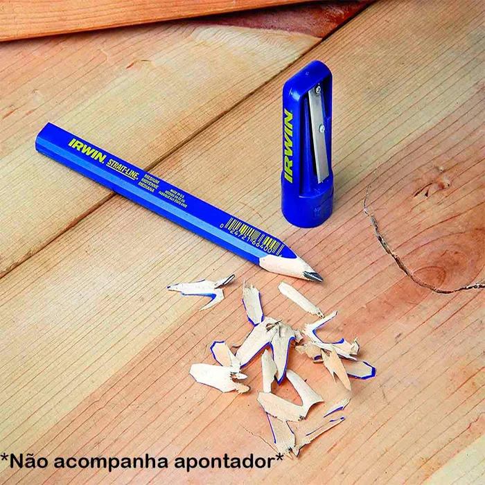 Lápis Irwin De Carpinteiro Marceneiro Pisos Grafite 66305SL (zoom)