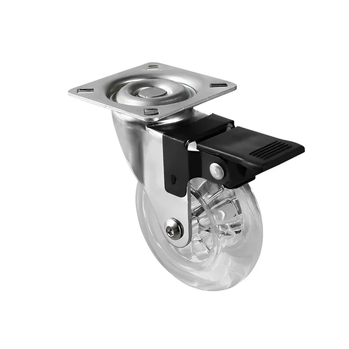 Rodizio 75mm Gel Silicone Desicon Com Trava - sku 4201075