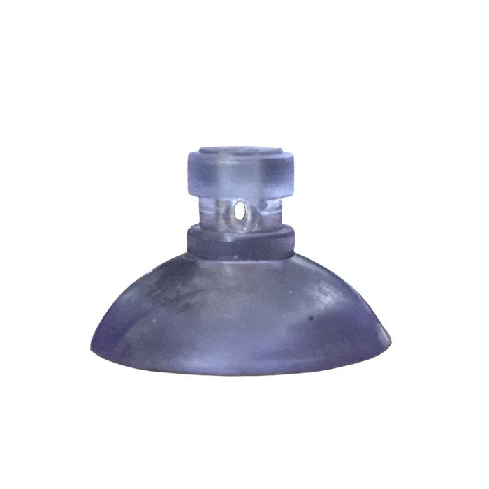Ventosas Pvc Cristal 25mm Diâmetro Com furo Fixação (zoom)
